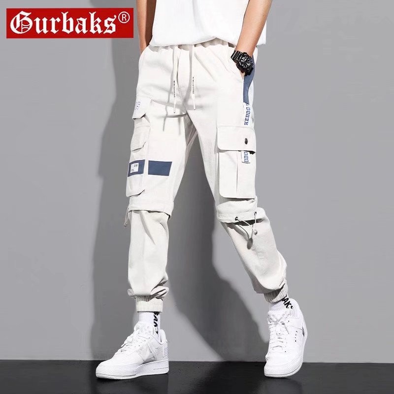 Quần Kaki Ống Rộng Nhiều Túi Phong Cách Hàn Quốc Thời Trang Cho Nam