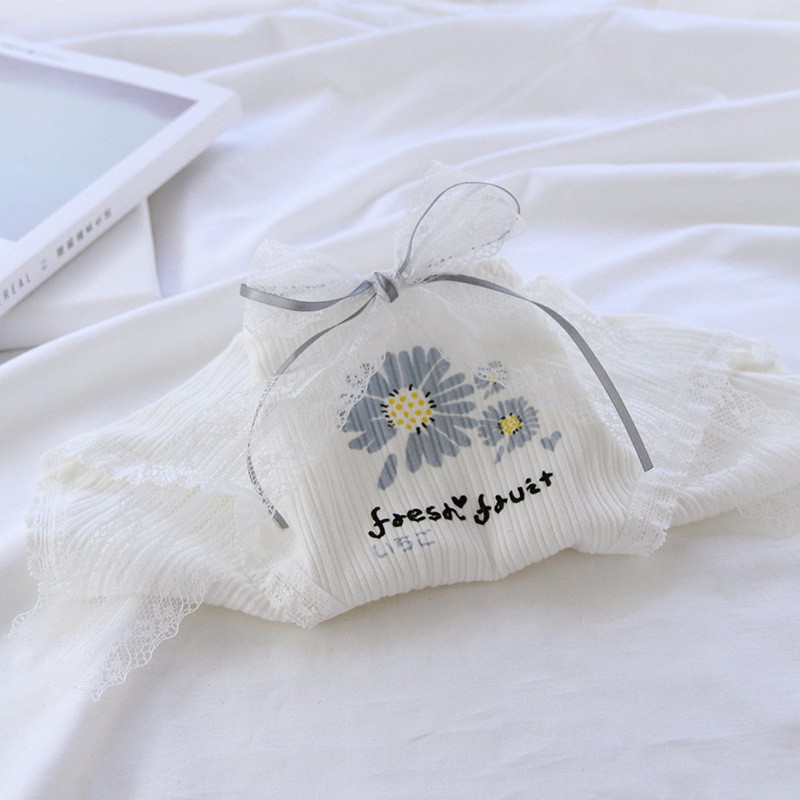 Quần Lót Nữ Cotton Cúc Họa Mi Xuất Hàn  Hàng Loại Đẹp.