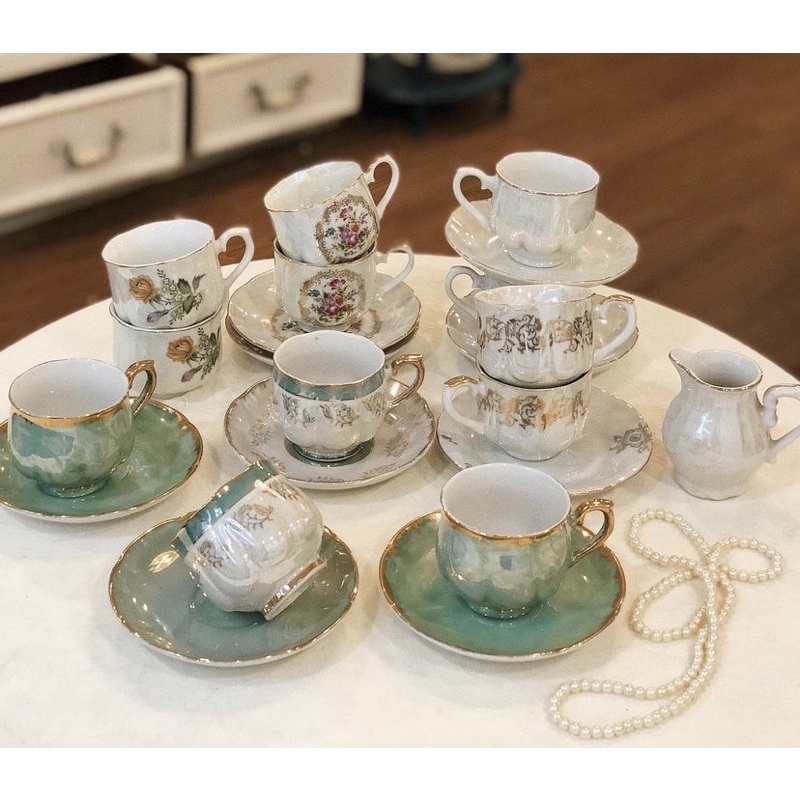 Bộ tách trà xà cừ sang trọng ✨