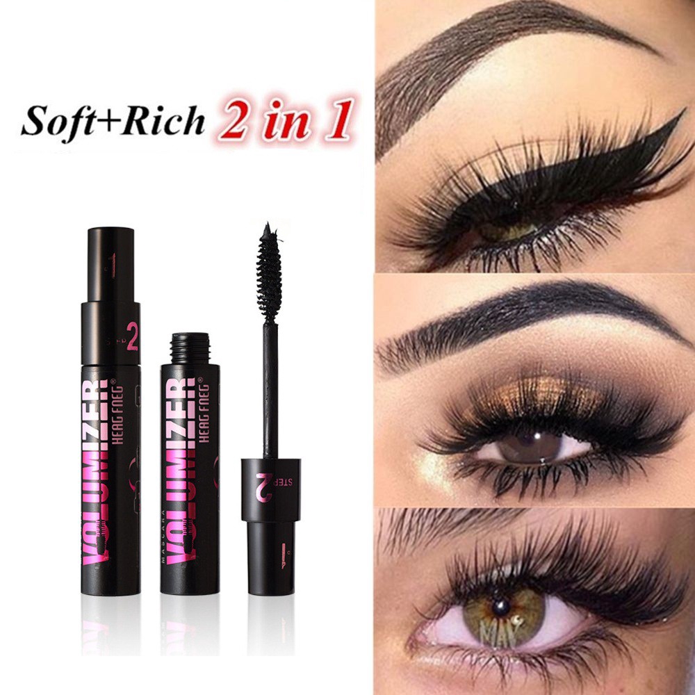 Mascara màu đen tự nhiên kháng nước dùng để chuốt mi dày quyến rũ