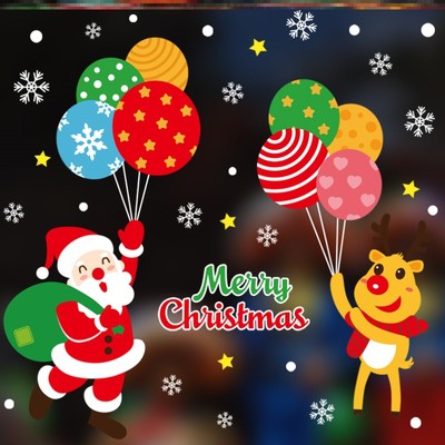 decal dán trang trí noel