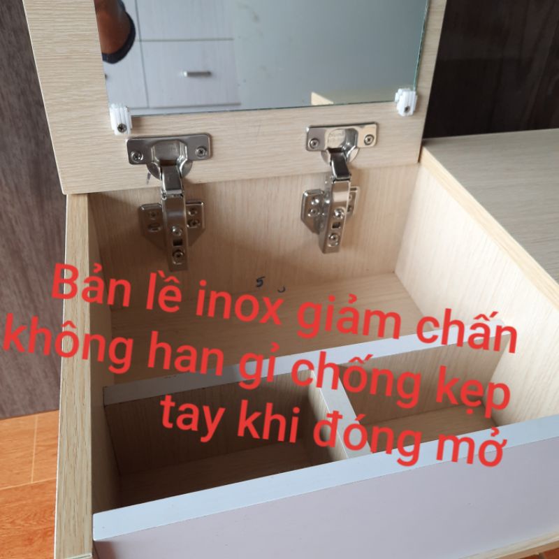 ❤( Tặng quà) ❤Tủ trang điểm mini ngồi bệt có gương,kệ đựng mỹ phẩm trang điểm phòng ngủ giá rẻ