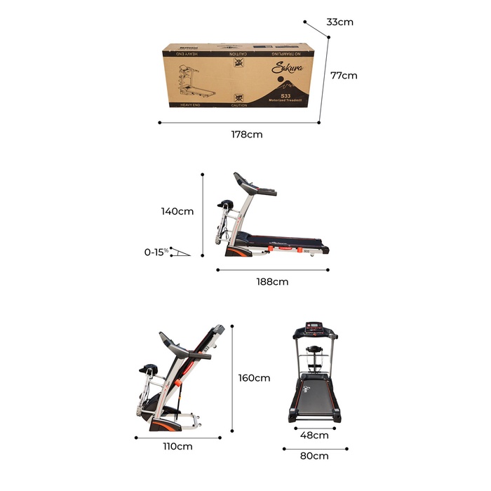 Máy chạy bộ điện Sakura S33