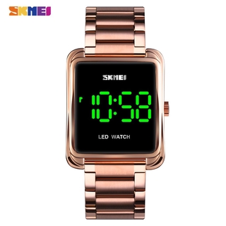 Đồng Hồ Skmei 1505 Không Thấm Nước Màn Hình Led Dây Bằng Thép Không Gỉ Dành Cho Nam