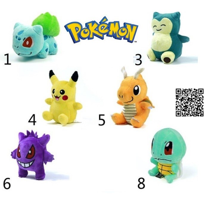 Thú bông Pokemon nhiều mẫu 763