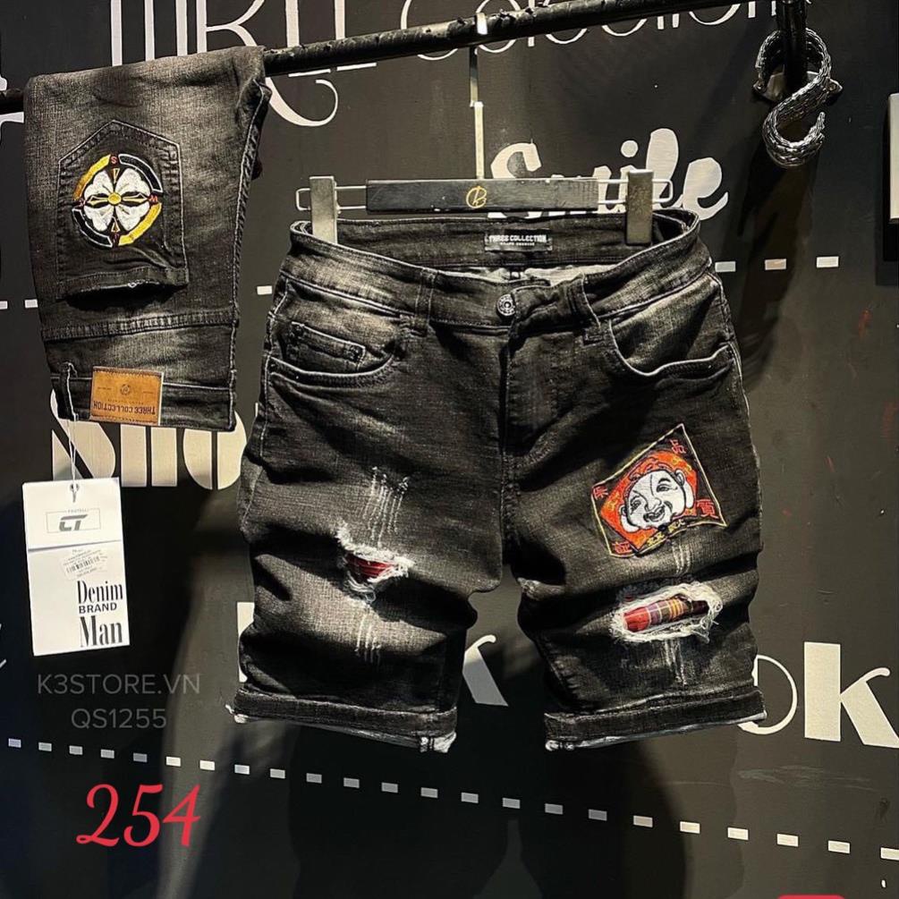 Quần short Nam jean chất bò co dãn thoải mái [PTZ.STORE 2033 ] quần lửng jeans NHIỀU MẪU ĐẸP 2022