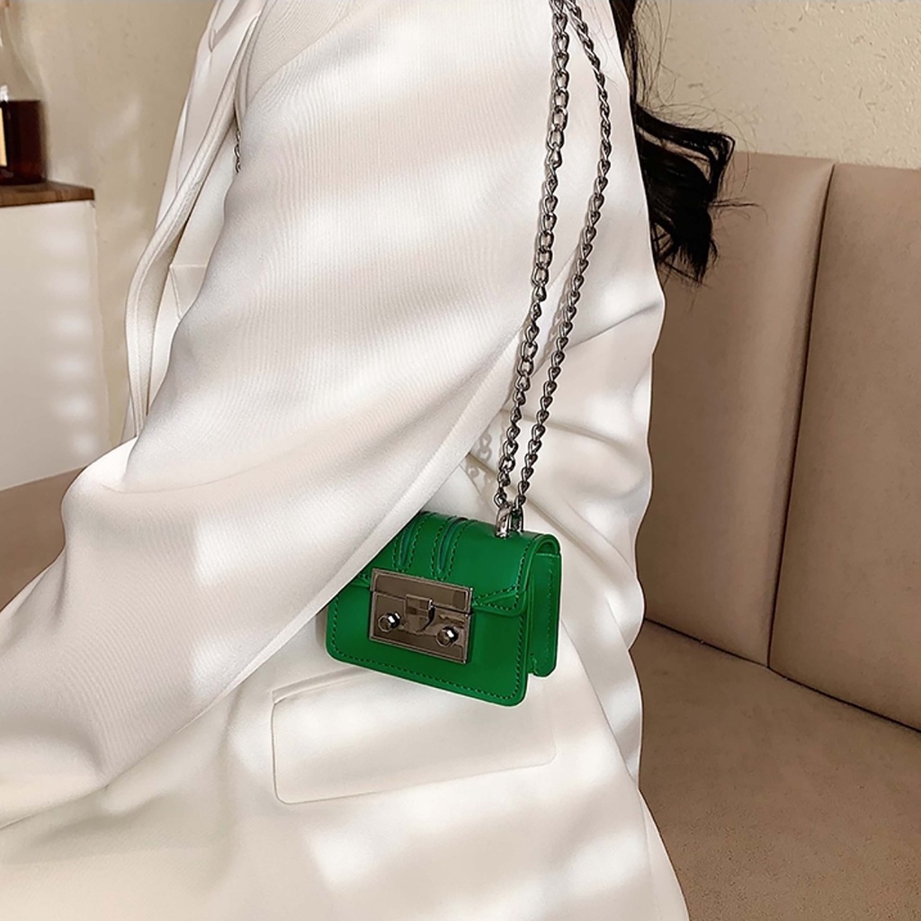 Túi đeo chéo nữ mini thời trang Zmin, chất liệu da PU cao cấp - T059