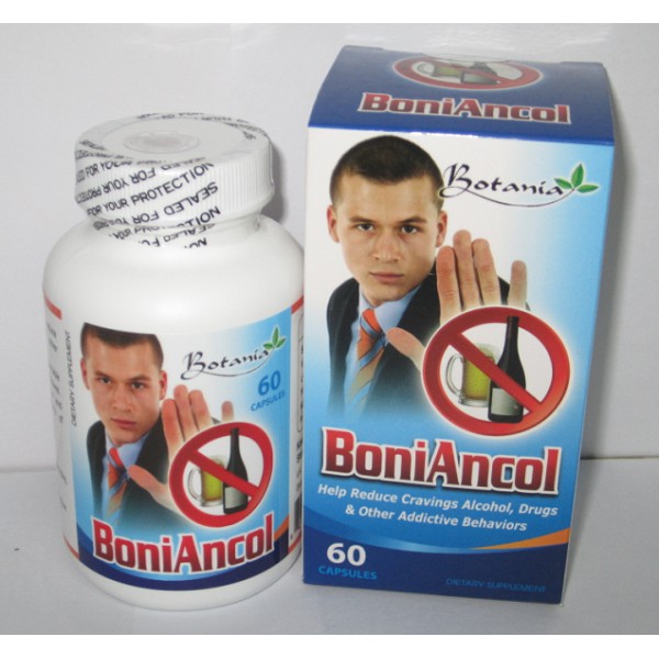 BoniAncol - Hỗ trợ bảo vệ gan, thận khỏi tác hại của rượu bia giảm say rượu(lọ 60 viên)