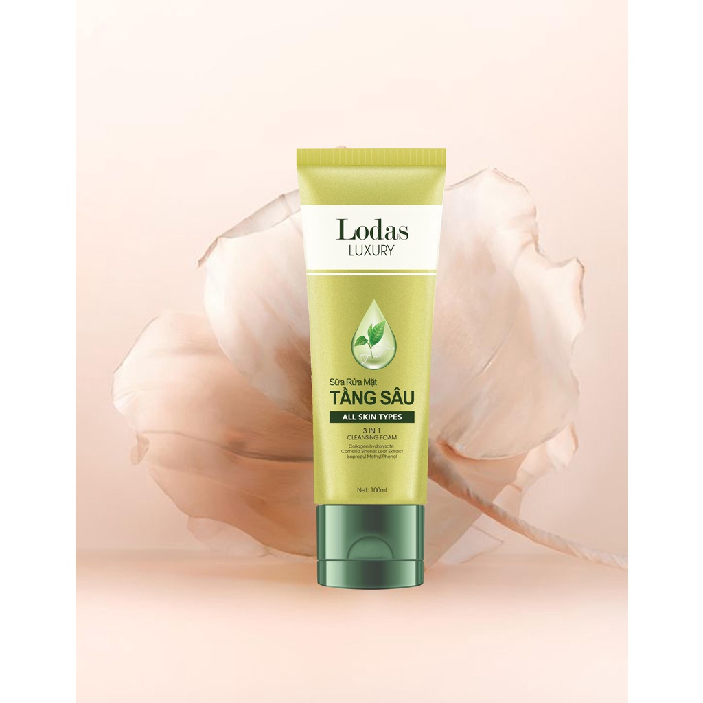 Combo Huyết thanh tơ tầm - Serum Lodas Skin Kết Hợp Sữa rữa mặt tầng sâu | BigBuy360 - bigbuy360.vn