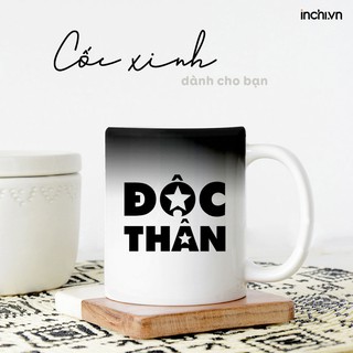 (CHẤT NHẤT SHOPEE)  14 MẪU CỐC CẢM ỨNG CHUYỂN MÀU IN SLOGAN ĐỘC ĐÁO  -350 ML - BST QUOTE SINGLES DAY UỐNG TRÀ , CAFE