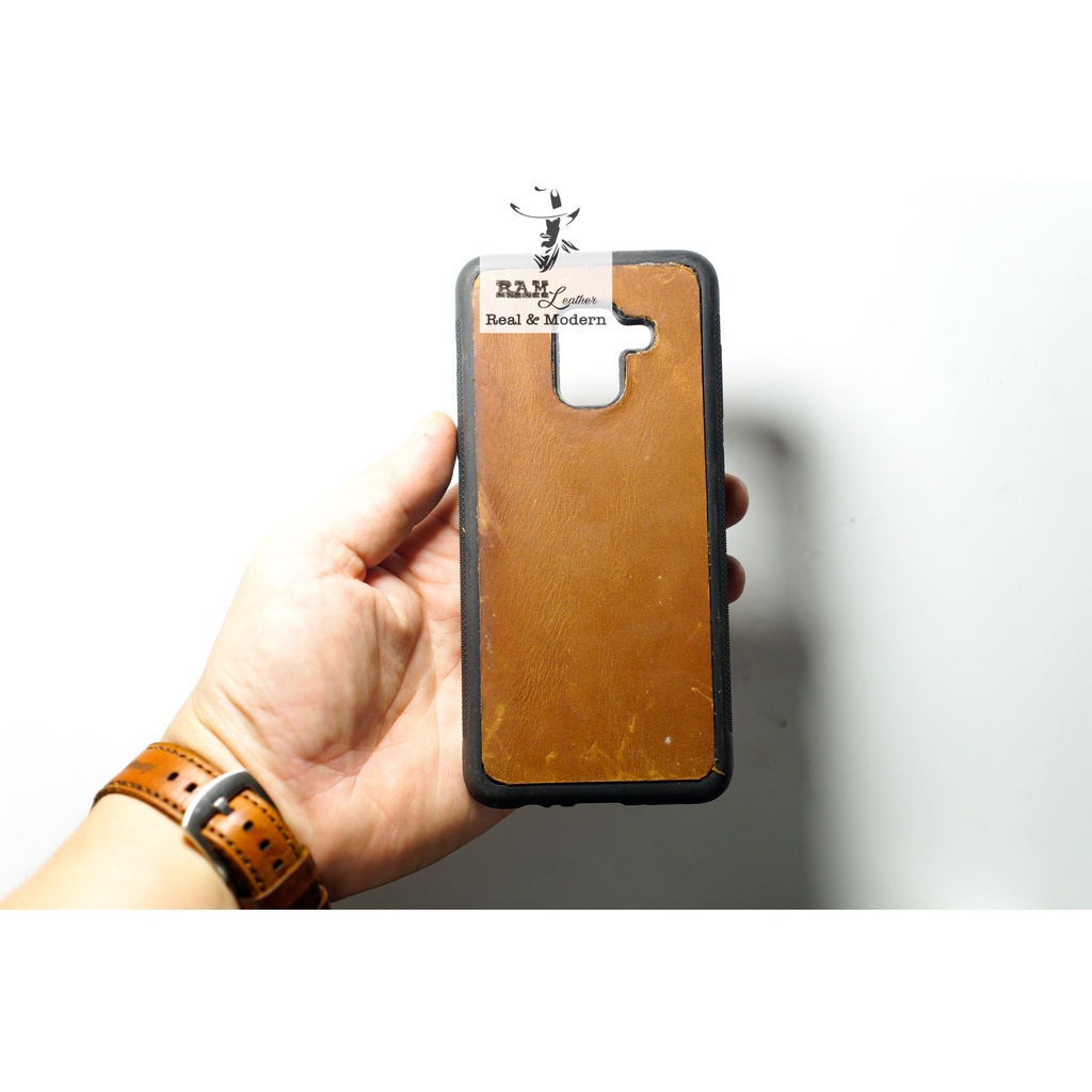 Ốp Lưng SAMSUNG A5 2018 Da Bò Thật RAM Leather