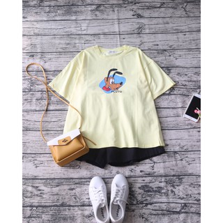 ÁO PHÔNG HỌA TIẾT DÁNG OVERSIZE