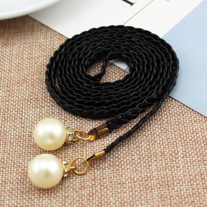 Thắt lưng đính ngọc trai giả thời trang nữ dễ thương