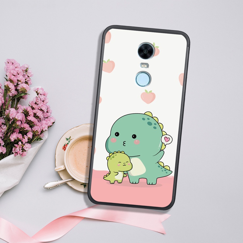 [HOT]ỐP XIAOMI REDMI 5 - REDMI NOTE 3 - REDMI 5 PLUS  , IN HÌNH KHỦNG LONG CHIBI SIÊU DỄ THƯƠNG.