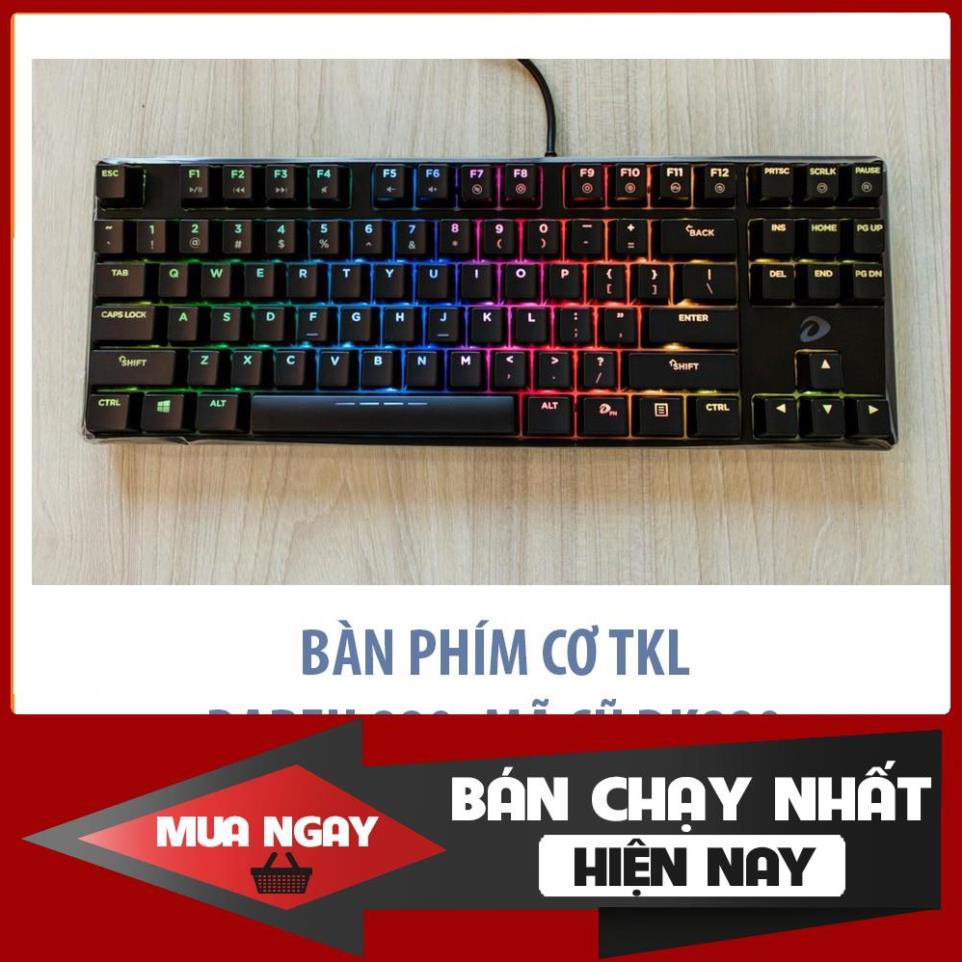 Bàn phím cơ Gaming DAREU DK880 87KEY (RGB, Blue/ Brown/ Red D switch)-Bản mới EK880