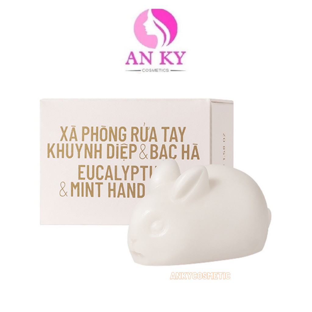 Xà Phòng Rửa Tay Khuynh Diệp &amp; Bạc Hà Hình Chú Thỏ Cocoon 45g