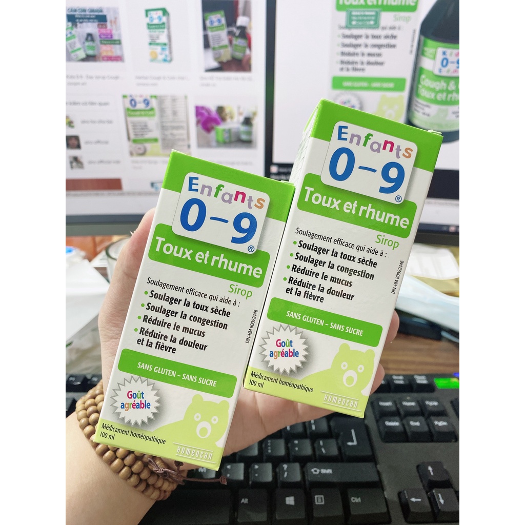 Siro COUGH & COLD SYRUP FOR KIDS cho bé từ 0 đến 9 tuổi chai 100ml