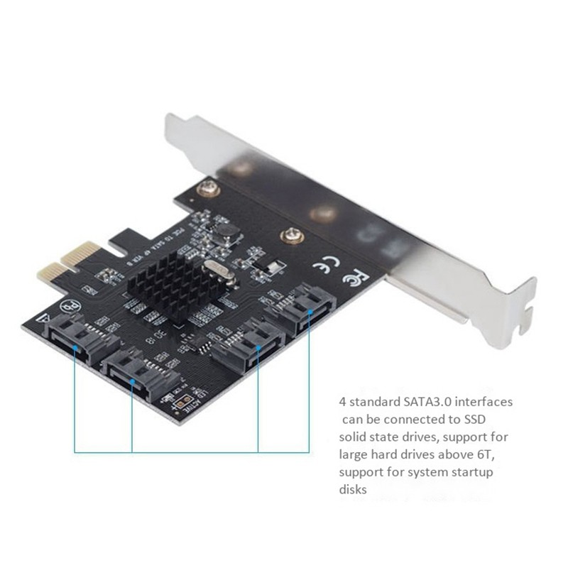 Card Mở Rộng Pcie Sang Sata 3.0 Mở Rộng 4 Cổng | BigBuy360 - bigbuy360.vn