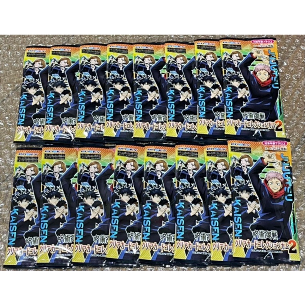 Jujutsu Kaisen Clear BOX Card ver1 ver2 card nhân phẩm card trong Gojo Satoru Itadori Megumi Nanami