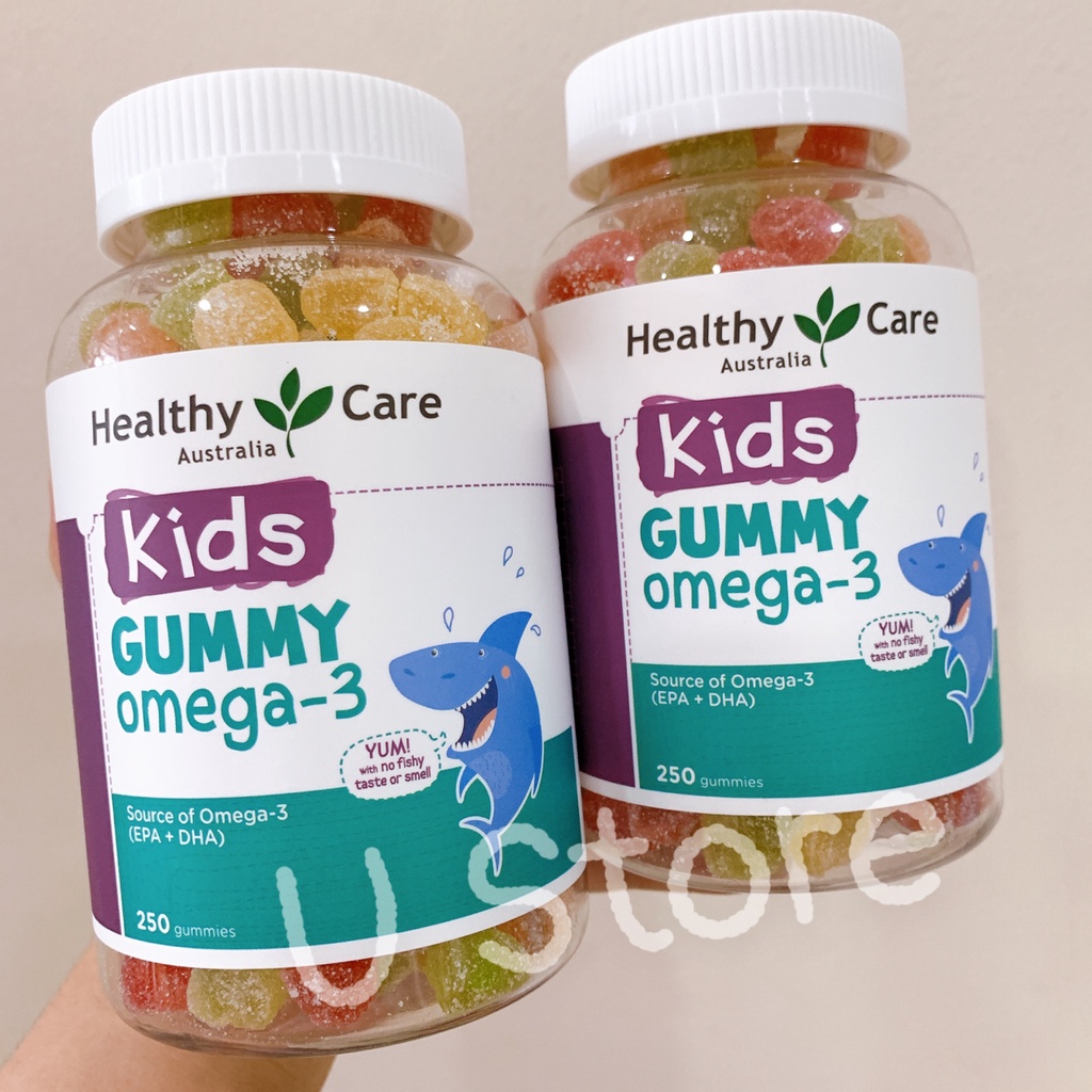 Kẹo Gummy Omega-3 Healthy Care 250 viên cho bé