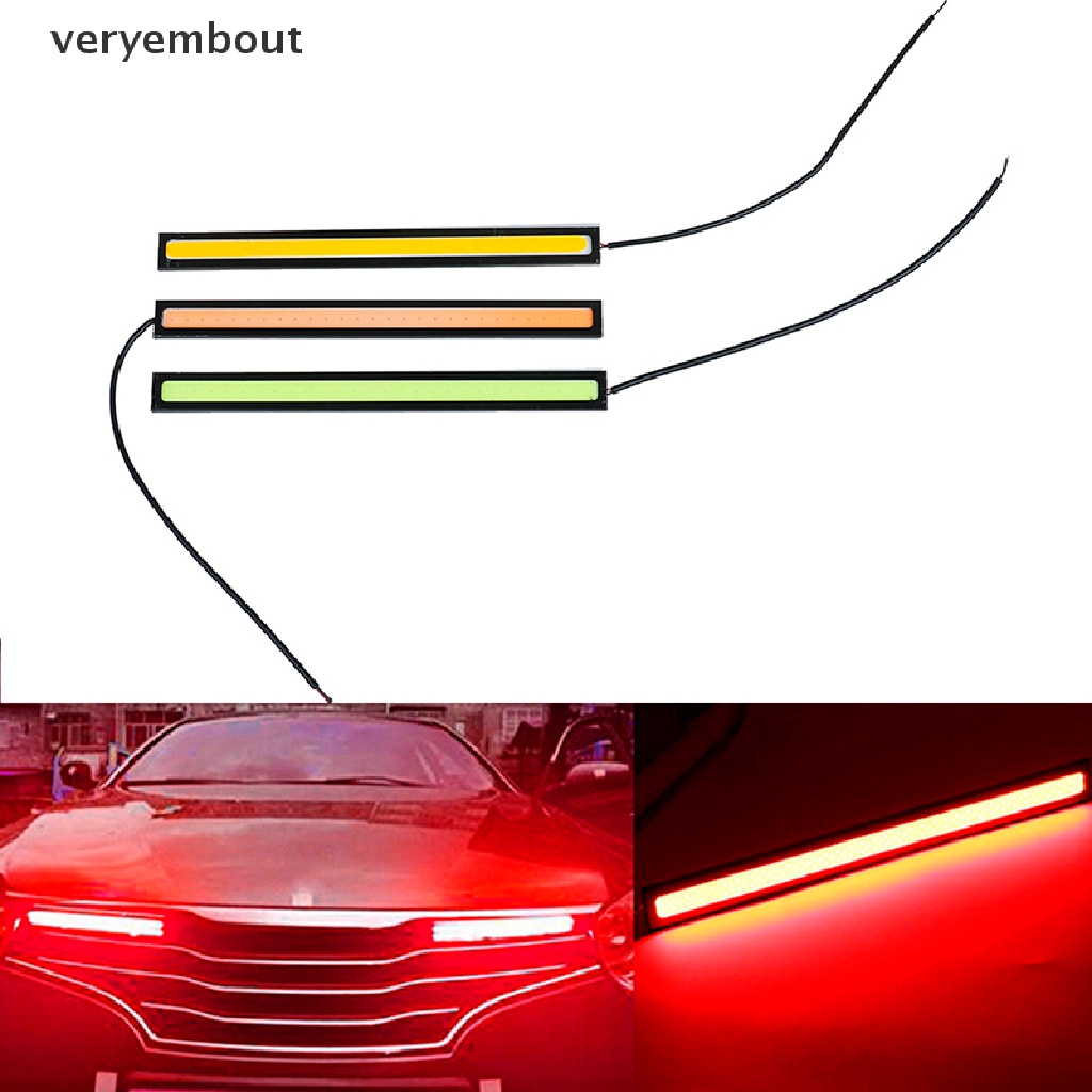 【ut】 1Pc Waterproof 17cm COB car LED lights 12V for DRL fog light driving lamp .