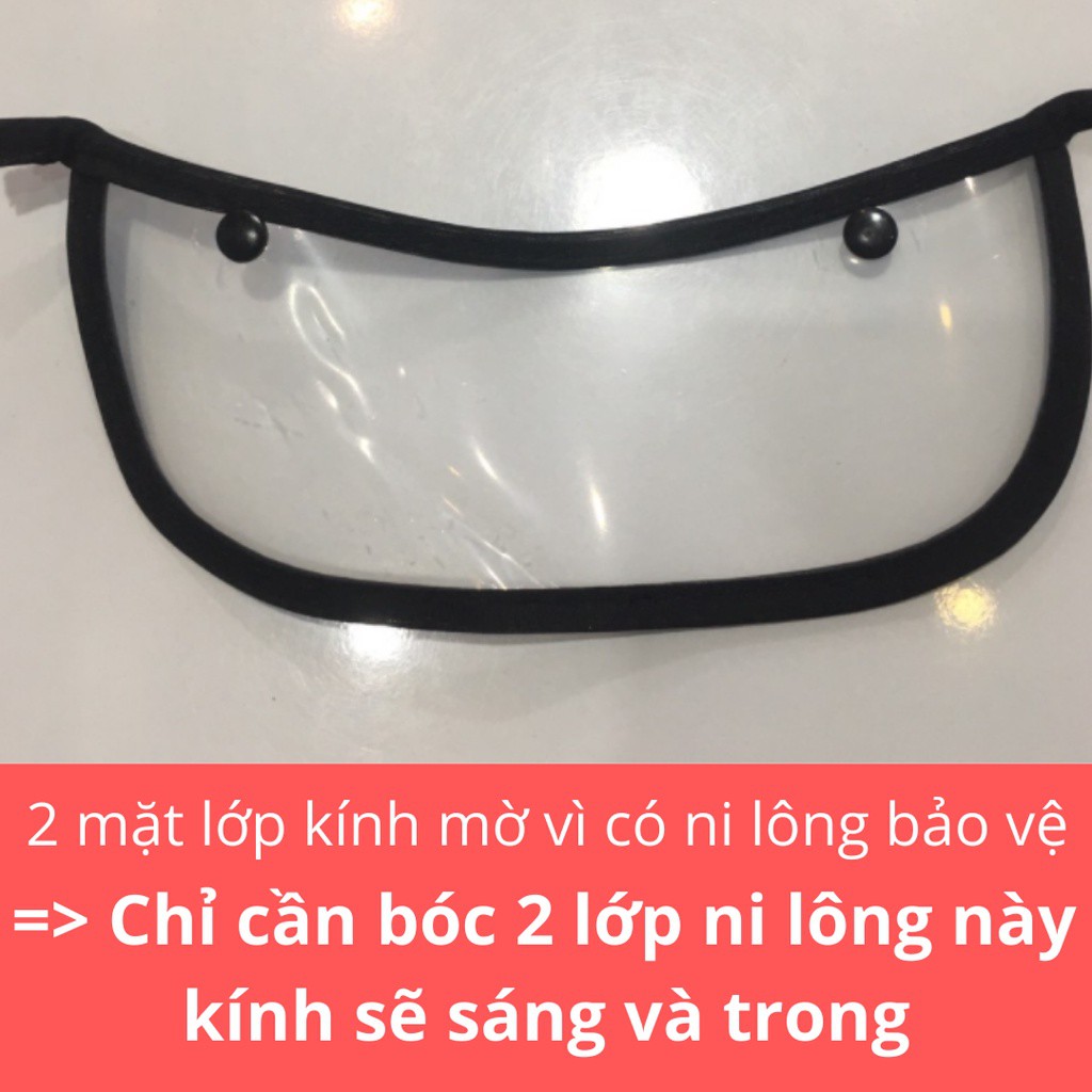 [Hàng Loại 1] Khẩu Trang Vải Kháng Khuẩn Có Van Thở - Kính Bảo Vệ Mắt Có Thể Tháo Rời - Sử dụng Nhiều Lần | BigBuy360 - bigbuy360.vn