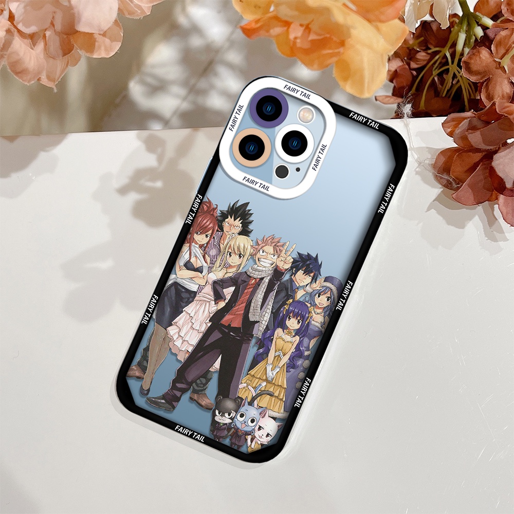 Vỏ Điện Thoại Mềm Fairy Tail Tương Thích Cho iPhone 13 11 12 Pro Max SE2020 SE2022 7 8 7Plus 8Plus Anime In Màu Biên Giới Silicon Bảo Vệ