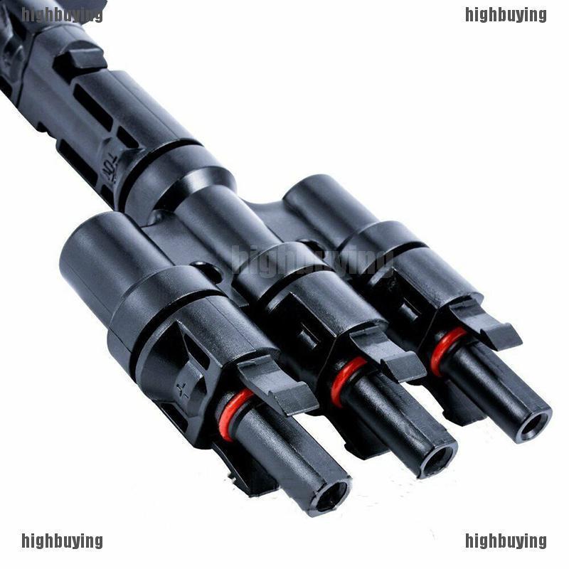 Cặp đầu nối MC4 nhánh Y và nhánh T chuyên dụng cho tấm năng lượng mặt trời