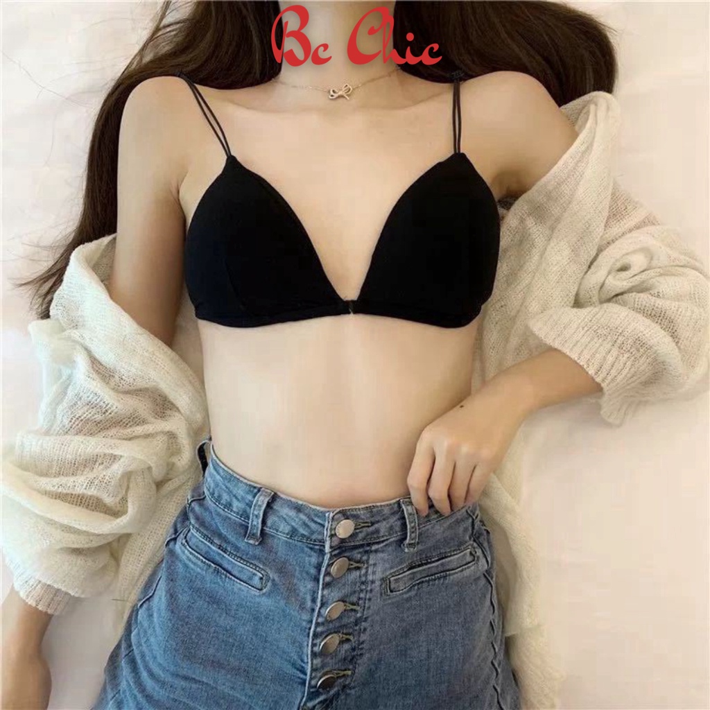 Áo Lót Nữ , Áo bra nữ 2 dây móc cài trước tôn vòng một gợi cảm MÃ 2099 BC_CHIC LINGERIE