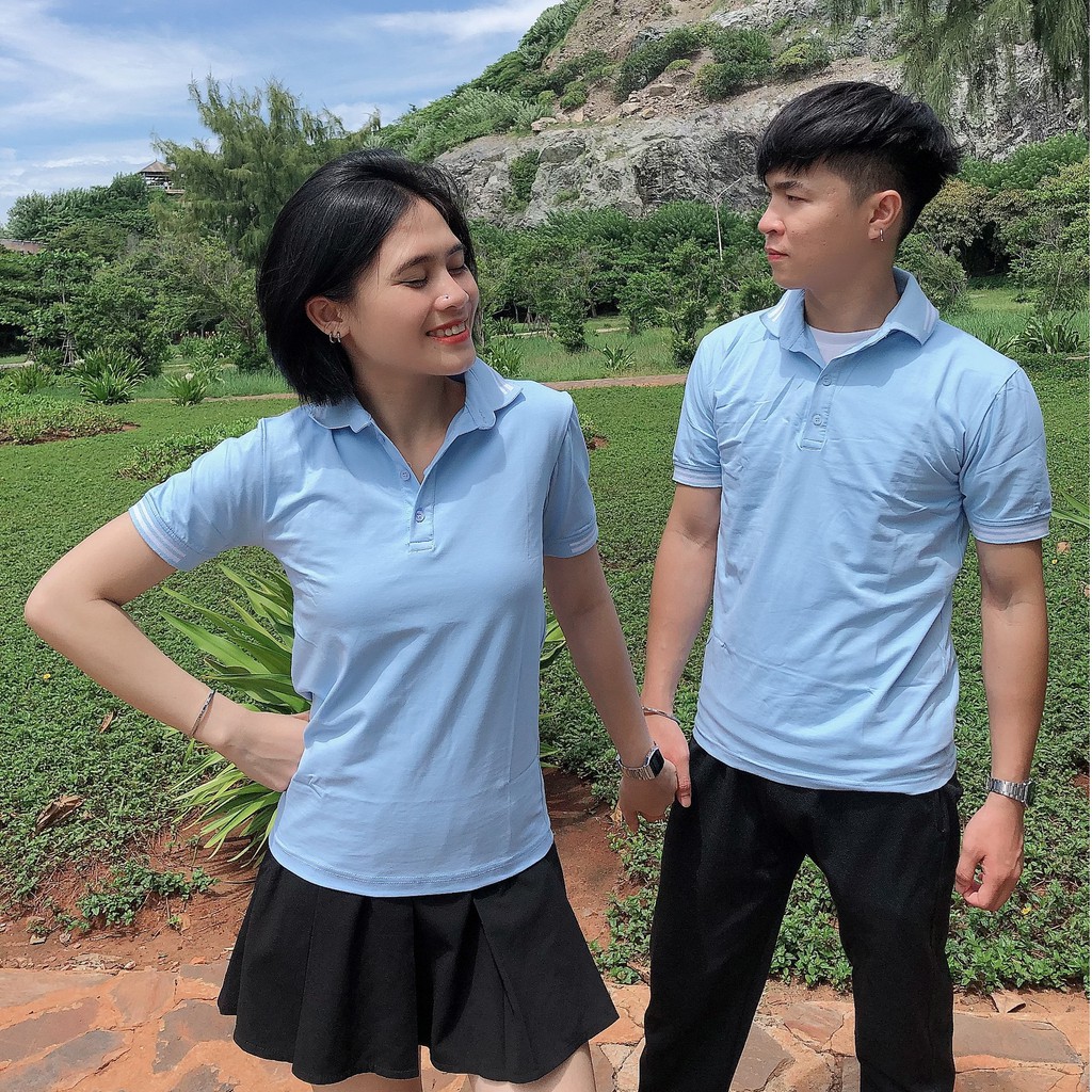 Áo thun nam nữ polo 100% Coton co giãn 4 chiều Hàng Cao cấp Nhiều màu Nhiều mẫu