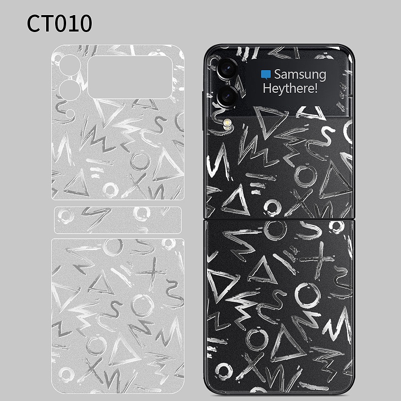 Miếng Dán Điện Thoại Dễ thương Samsung Galaxy Z Flip 4 5G Phim bảo vệ điện thoại di động ZFlip 3 Bản lề bảo vệ phim ZFlip Miếng Dán F7000 F7070 F7110 F7210