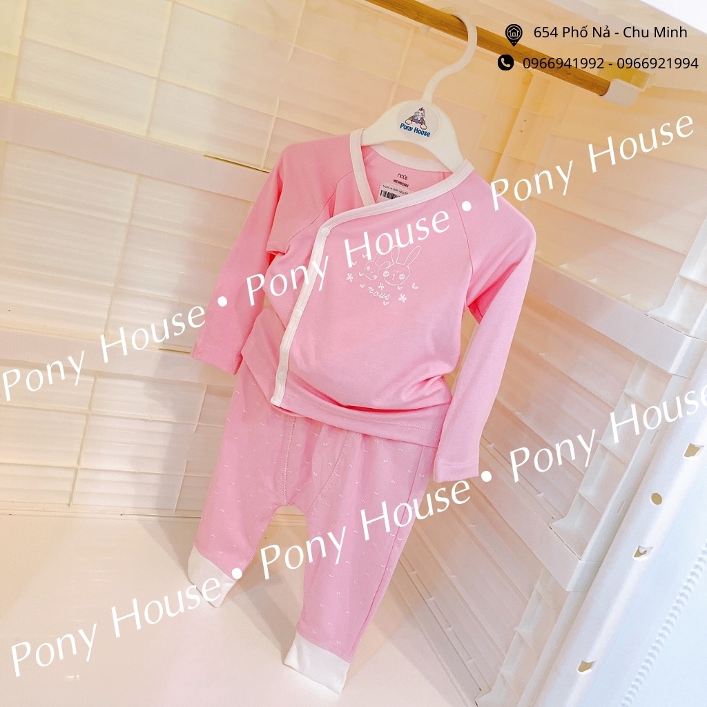 Bộ Sơ Sinh Nous Dài Tay Petit Màu Hồng Bé Gái Siêu Mềm, Mịn, Thoáng Khí, Co Giãn Tuyệt Đối Cho Bé Sơ Sinh/Newborn, Nb