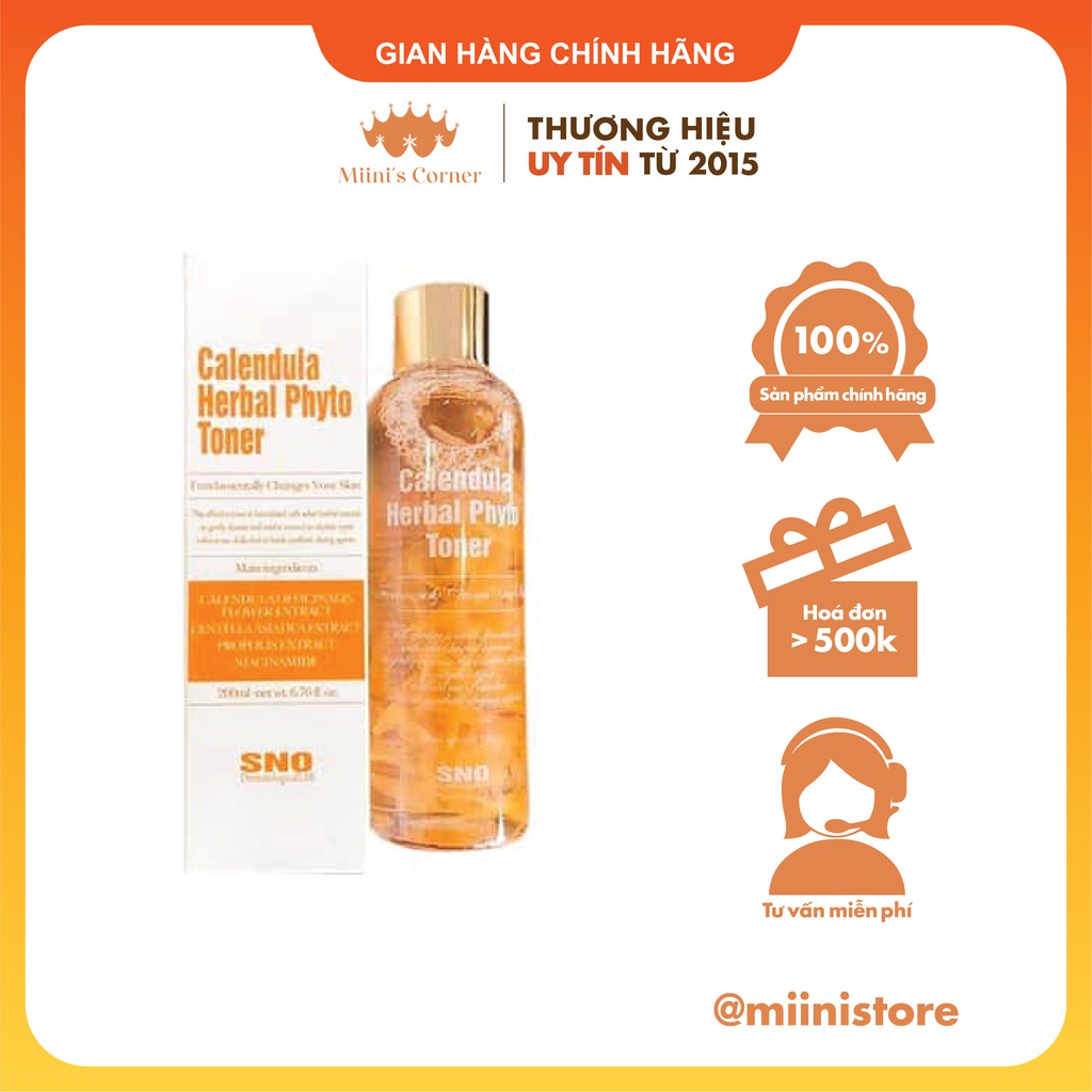 TONER HOA CÚC SNO cân bằng độ PH, dưỡng da mềm mượt