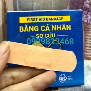 Băng cá nhân vải hộp 100 miếng - Bảo vệ vết thương