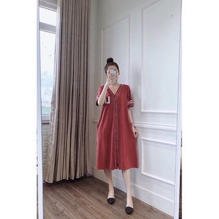 Đầm thun dáng suông