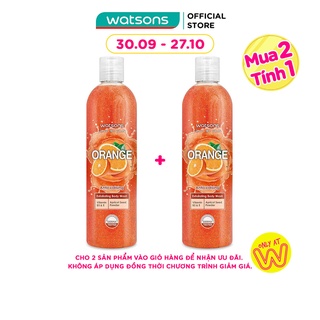 Sữa Tắm Làm Sạch Tế Bào Da Watsons Orange Exfoliating Chiết Xuất Từ Cam 410ml
