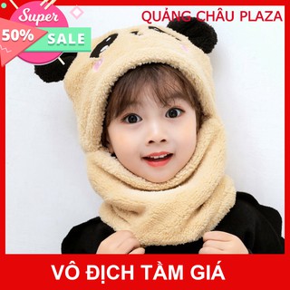 [ siêu ấm ] Mũ len bông con nhỏ gấu Panda