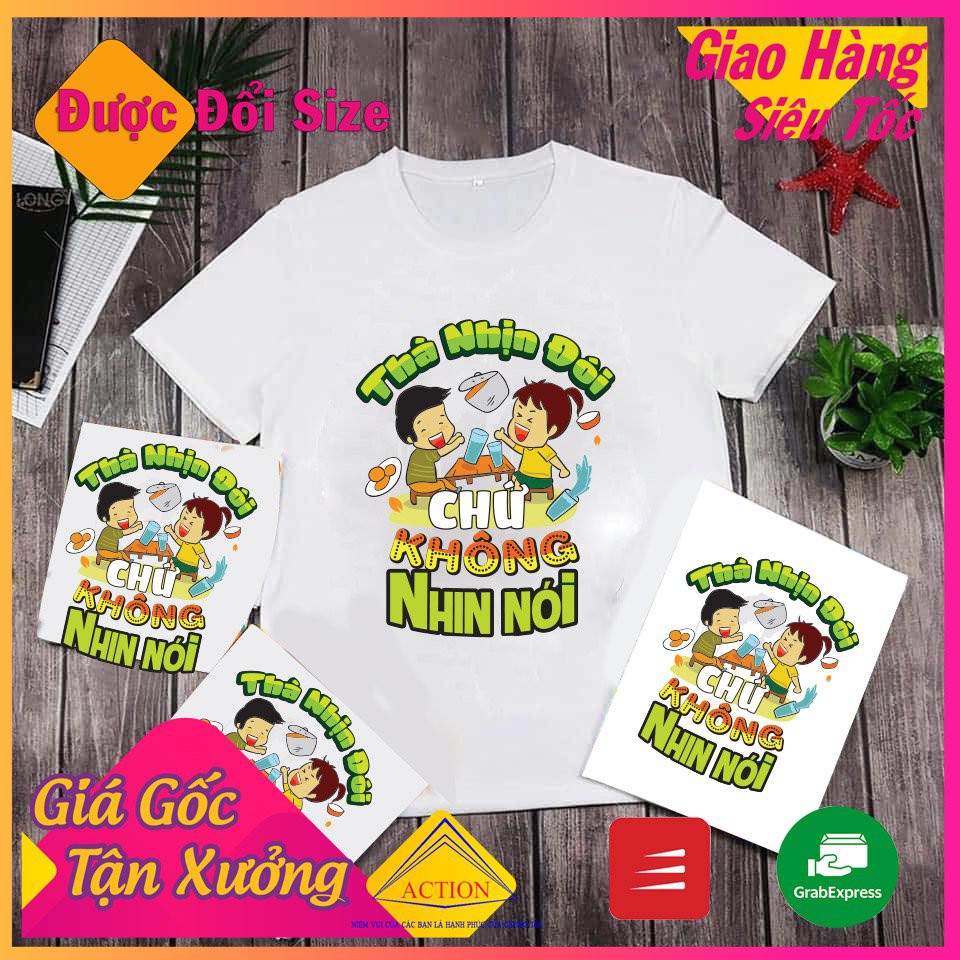 [GIÁ SỈ] Áo Thun Team Sologan – [THE ACTION] - Inbox chọn mẫu ( Quà Tặng)