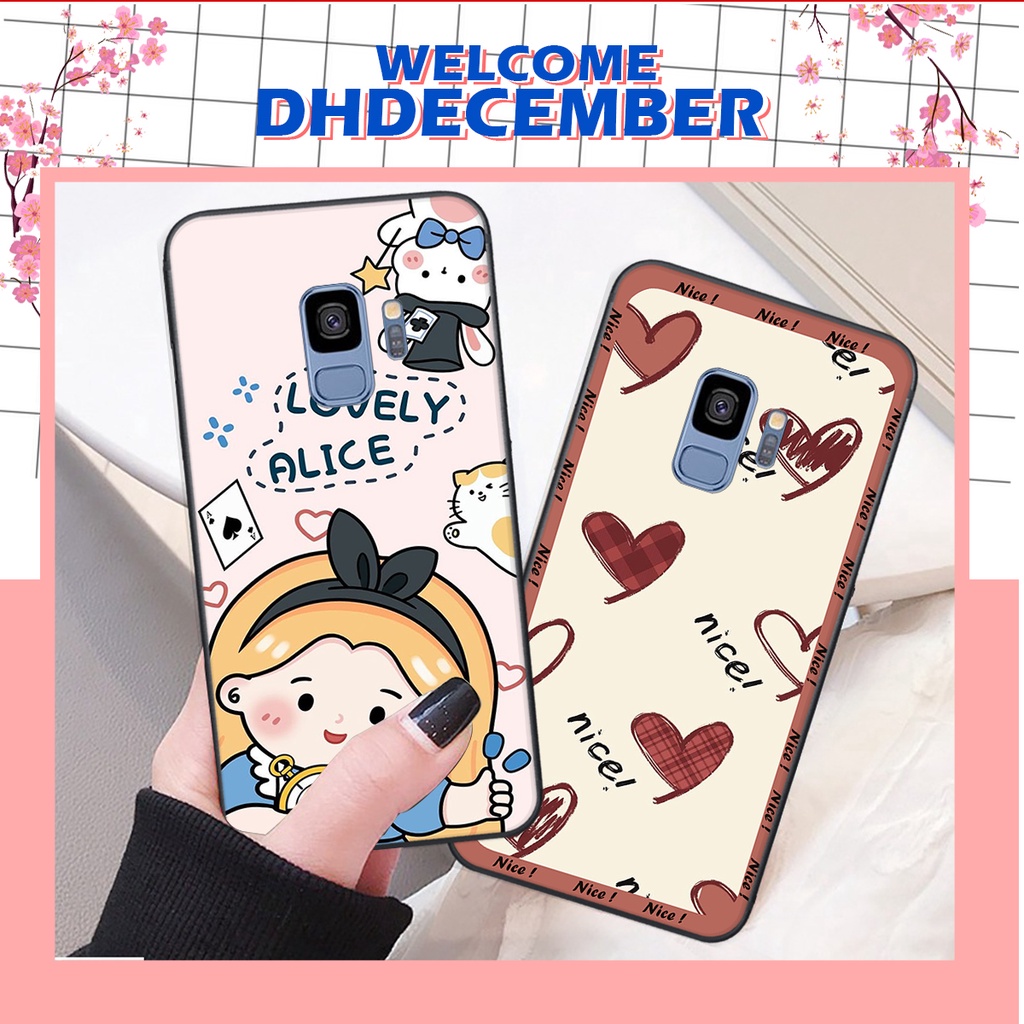 Ốp lưng Samsung  S9 / S9 PLUS in hình nice ,good luck happy ốp xinh viền dẻo đẹp chất