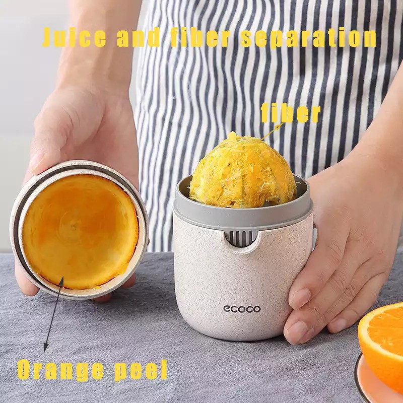 Máy ép hoa quả cầm tay Ecoco cao cấp 8 lưỡi cứng, 2 chế độ vắt cam, ép hoa quả