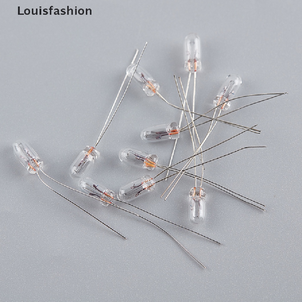 10 bóng đèn sợi đốt cỡ nhỏ 3/4/5mm 3/6/12/24V tùy chọn trang trí nhà ở