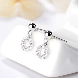 Bông tai nụ nhỏ đeo sát tai kiểu vòng tròn nhỏ nhỏ sáng lấp lánh - namimi