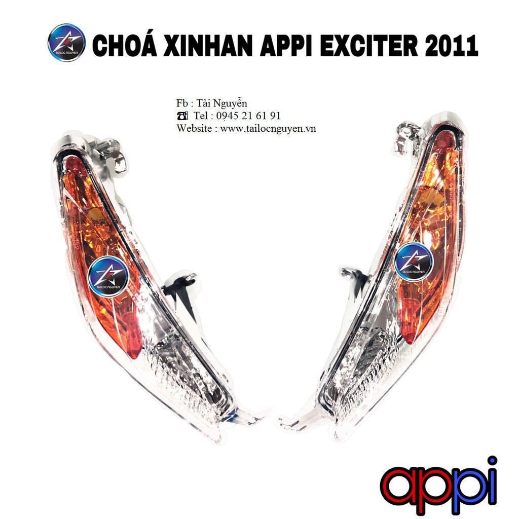 CHÓA XINHAN APPI HÀNG MALAY CHO EXCITER 2010 và EXCITER 2011