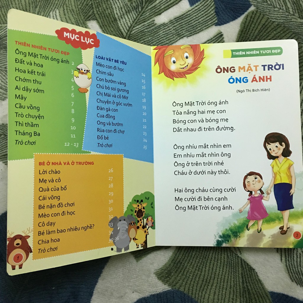 Sách - Thơ Cho Bé Tập Nói