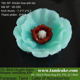 khuôn silicon hoa anh túc