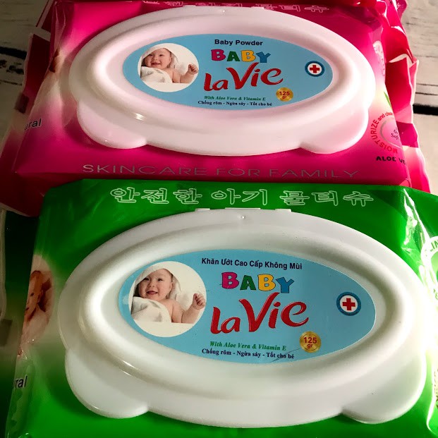 GIẤY ƯỚT BABY LAVIE LOẠI LỚN 120 TỜ GIÁ SĨ