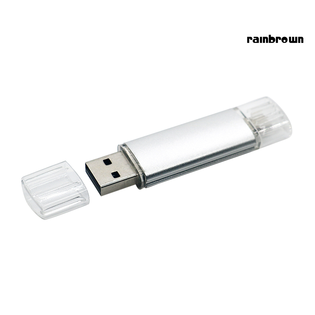 USB Disk USB 2.0 16G Capacity Zinc Alloy Fast Speed OTG Function U Disk for Computer /RXDN/