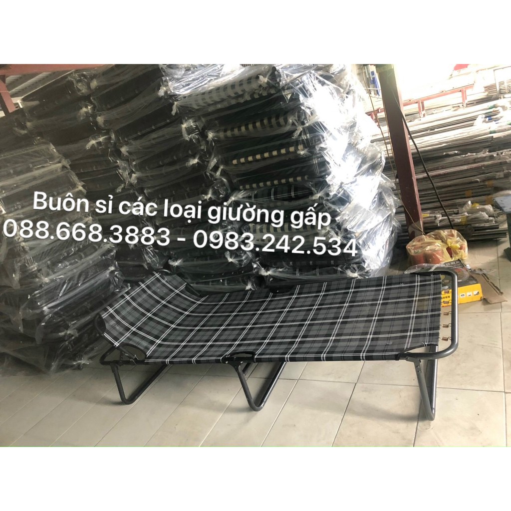 GIƯỜNG XẾP GẤP VẢI BỐ CAO CẤP