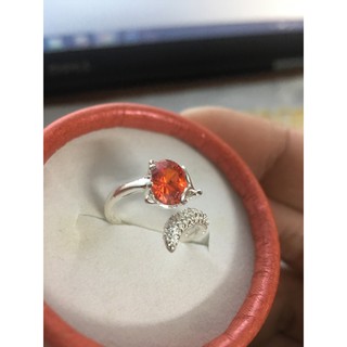 Nhẫn bạc Hồ Ly đuôi dài