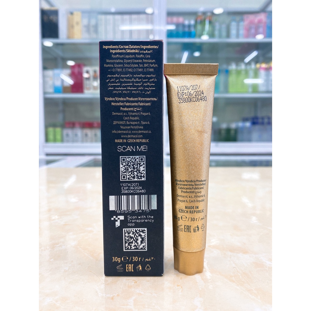 Kem Nền Che Mọi Khuyết Điểm Dermacol Chính Hãng Châu Âu 30g